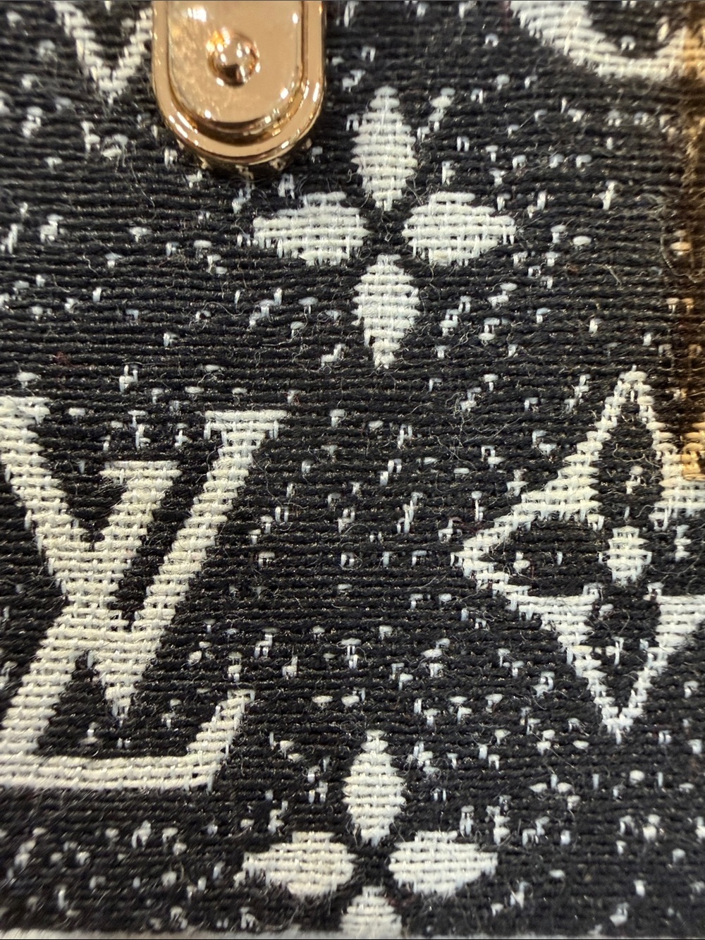Black Mini Trunk Crossbody with Gold Hardware - Picture 7 of 12